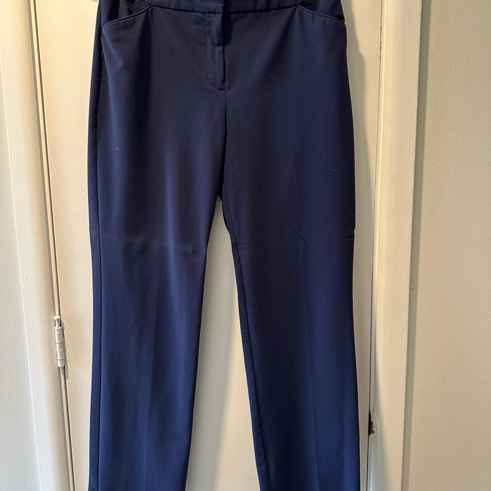 Chico's Classic Navy Straight Leg Pants
